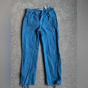 Zara women’s Vibrant Blue Chinos